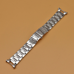 凹口表带钢带不锈钢手表带精钢表链配件代用范思哲古驰盖尔斯凹型