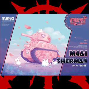 [混沌铸造]meng wwp-002 美国m4a1谢尔曼中型坦克 q版 粉色限量版