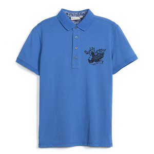 万宝路mcs休闲半袖cs19kt304m修身领底印花做旧纯棉短袖t恤春夏款