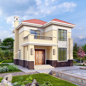 2003简欧网红小开间两层别墅设计图纸农村自建房设计图小面积经济