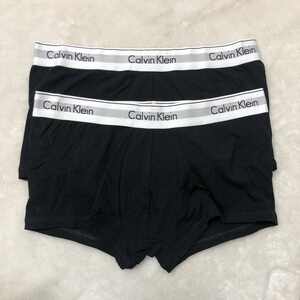 美国calvin klein ck男士内裤u凸纯棉四角小平角裤2条装现货