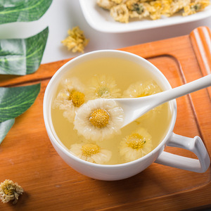 杭白菊花桐乡白菊花茶罐装45g菊花泡水四季花茶遇水开花茶叶 11婉
