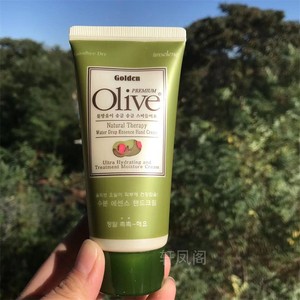 英丝林olive橄榄水珠柔润保湿护手霜80g韩国专柜