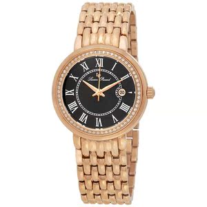 lucien piccard 卢森皮卡尔女士玫瑰金色时尚舒适手表lp16540rg11