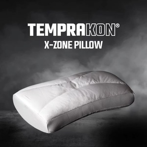 temprakon丹麦进口宇宙睡眠xzone防螨羽绒枕护颈枕白鸭绒枕芯礼盒