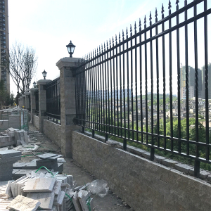 户外铸铁围墙别墅庭院护栏围栏阳台花园栅栏欧式室外家用铁艺栏杆