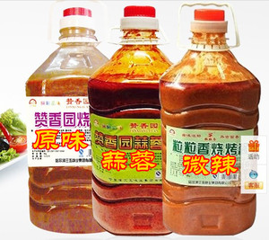 包邮(一箱六桶*3公斤) 粒粒香烧烤酱 烤冷面酱 烤鱿鱼酱烤板金