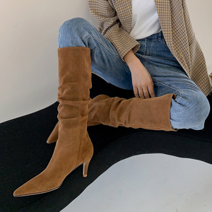 秋季高筒鞋子女