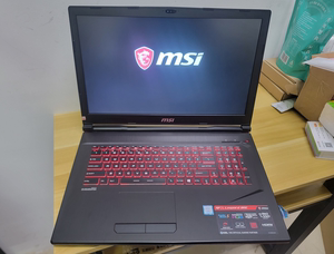 二手笔记本电脑MSI/微星GP73 I7-8750 16G GTX1060 6G独显17.3寸