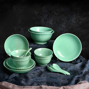 康宁corningware 天青雅韵陶瓷餐具14件套