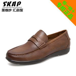 (专柜正品)skap圣伽步2021乐福男鞋一脚蹬透气n16a1507 a1507
