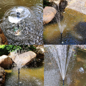 鱼池喷泉小型蘑菇头户外庭院增氧喷泉泵别墅室外假山池造景喷泉