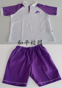 辽宁沈阳市春夏季和平区学生校服厂家订制（和平一校男生款夏装）