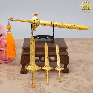 一心斋 梓合金七星剑法器神像配件道具剑钟馗张天师真武大帝武器