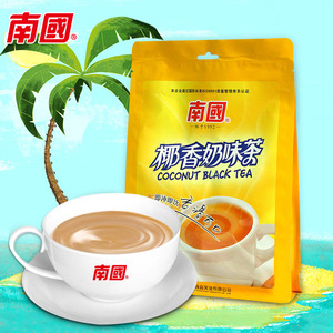海南特产休闲饮品南国340g椰香奶茶(袋)即冲即饮、香滑可口
