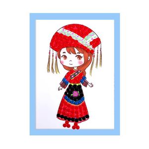 儿童手工民族服饰