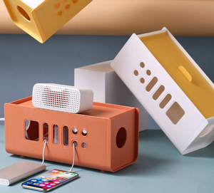 光纤猫网线路由器光猫收纳盒电线插座遮挡盒桌面机顶盒猫盒子装饰