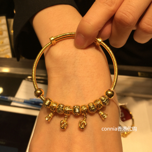 黄金手镯新款潘多拉