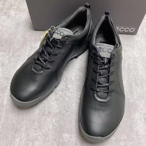 国内现货 ecco爱步专柜款101533siom男士牦牛皮带钉高尔夫鞋
