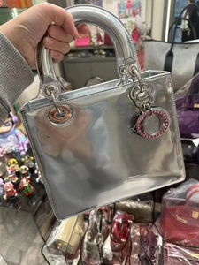 英国instyle栗栗 dior/迪奥 lady 五格限量款戴妃包手提斜跨女包