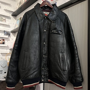 美产90年代hiphop皮衣