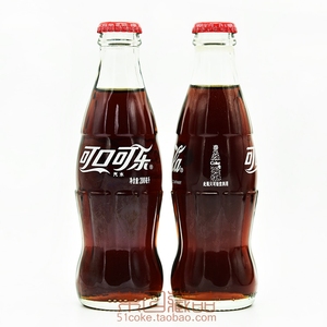 可口可乐200ml 中文字玻璃瓶/回收瓶 满水