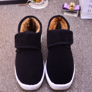 布棉鞋暖鞋制作中年农村女式情侣传统手工棉鞋室内布鞋家居女士冬