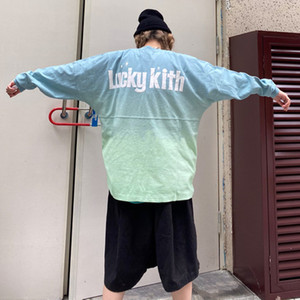 kith x lucky charms l/s tee联名限定渐变宽松圆领长袖t恤男女潮