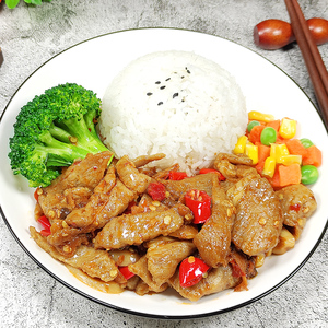 蒸烩煮农家小炒肉170g商用加热即食冷冻速食外卖料理包小碗菜肴包