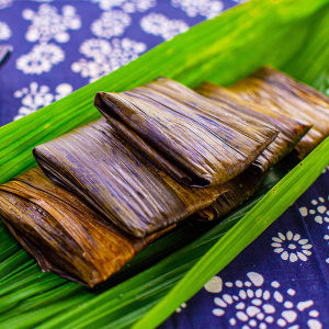 荣县家乡小吃四川特产黄粑糍粑糯米纯手工竹叶糕传统美食点心袋装