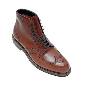 正品采购 Alden Wing Tip Boot 44623H 高帮靴子