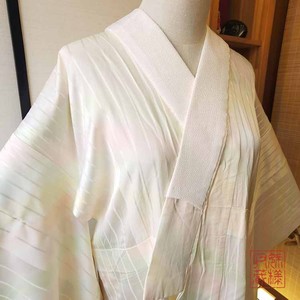 000人付款淘宝【大姐】日本中古正装和服里衣 彩虹条