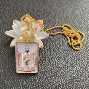 文昌帝君像挂件毛衣链项链金榜题名