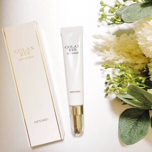 日本代购menard美伊娜多colax胶原蛋白眼霜18g紧致祛皱保湿黑眼圈
