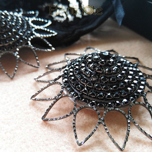 000人付款淘宝ea 欧美性感 黑钻血滴子 内衣乳贴 胸贴防凸点防过敏