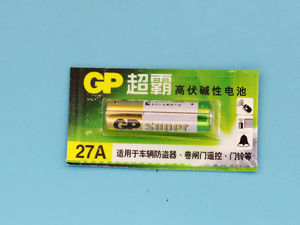 遥控器电池GP超霸27A  23A 6F22 12V 9V 万用表门铃汽车玩具等用