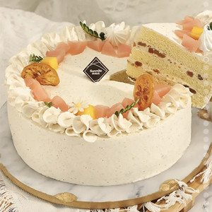 向阳坊生日蛋糕厦门水果芒果水密桃奶油鲜奶闺蜜聚会盒装桃花源记