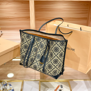 美国正品tory brunt tb女包 帆布托特包时尚手提大包百搭购物袋包