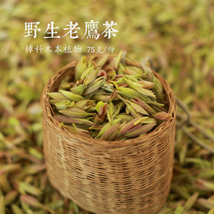 农家野生老鹰茶 属樟科四川雅安明前嫩叶春茶老荫茶75克