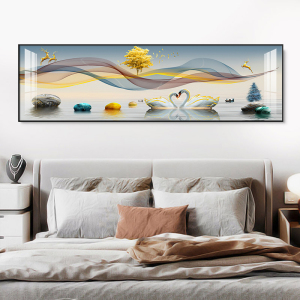 000人付款天猫相濡以沫卧室床头装饰画现代简约主卧挂画单幅新婚寓意