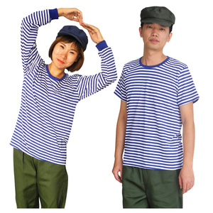 海军条纹海魂衫长袖t恤男 秋季同学聚会衣服亲子服装半袖衫情侣服