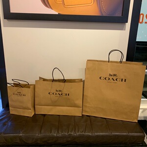 国内发货 美国代购coach/蔻驰包装礼品袋子 单拍不发货