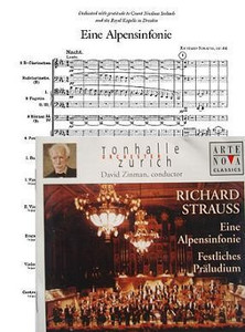理查德 施特劳斯 阿尔卑斯山交响曲 Op.64 管弦乐总谱+分谱