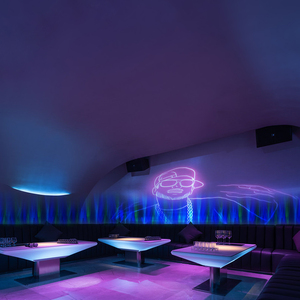 3d动态投影水纹洗墙灯客厅卧室酒吧ktv吧台背景墙网红氛围led灯具