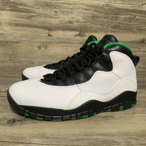 air jordan aj10 乔10 西雅图 超音速 白绿 凯尔特人 310805-137