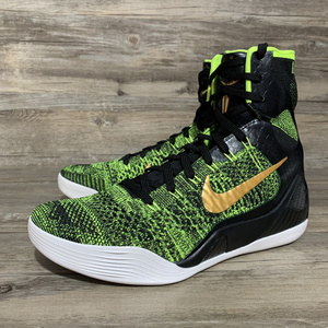 nike kobe 9 elite zk9 科比9 高帮 黑绿 精英 胜利 630847-077