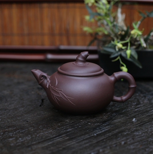 宜兴紫砂朱可心徒弟 江苏省工艺美术大师 许成权 玉竹壶 潘春芳