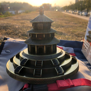中国北京天坛模型纪念品 锌合金属 祈年殿建筑摆件文创礼物伴手礼