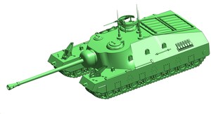 美国T95重型坦克三维模型素材(stl step sldprt)