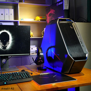 外星人大三角主机area51 r2r5多开游戏型准系统水冷电竞台式机sli